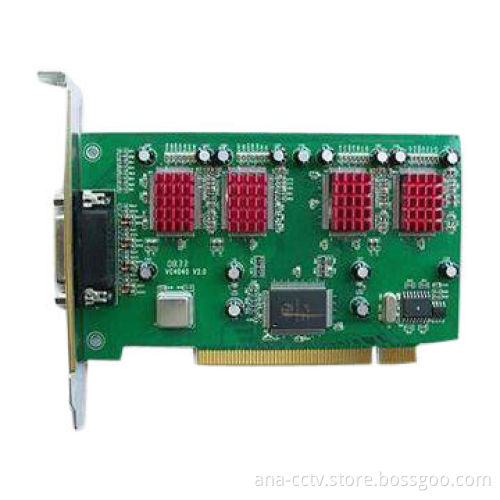 DVR Card with 528 x 384 Pixels Video Resolution, 9-bit Video Decoder